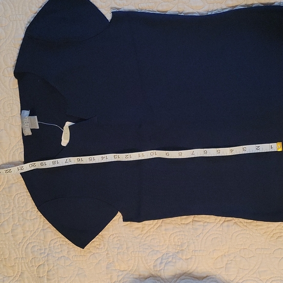 August Silk Logic Navy Blue cap sleeved sweater - Picture 6 of 6